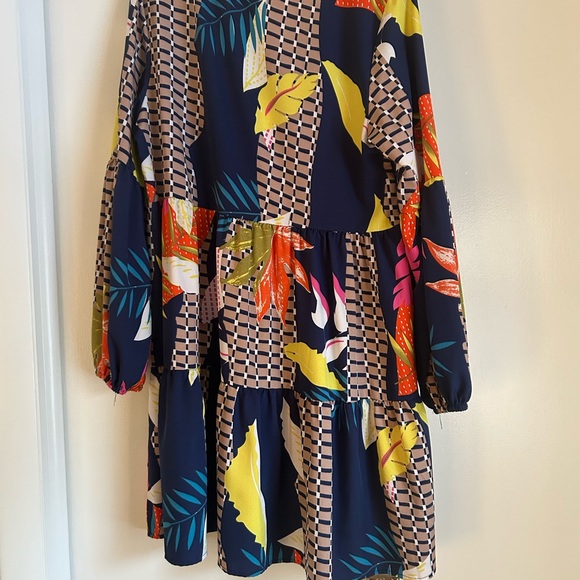 Colorful Patterned Dress - Picture 3 of 5